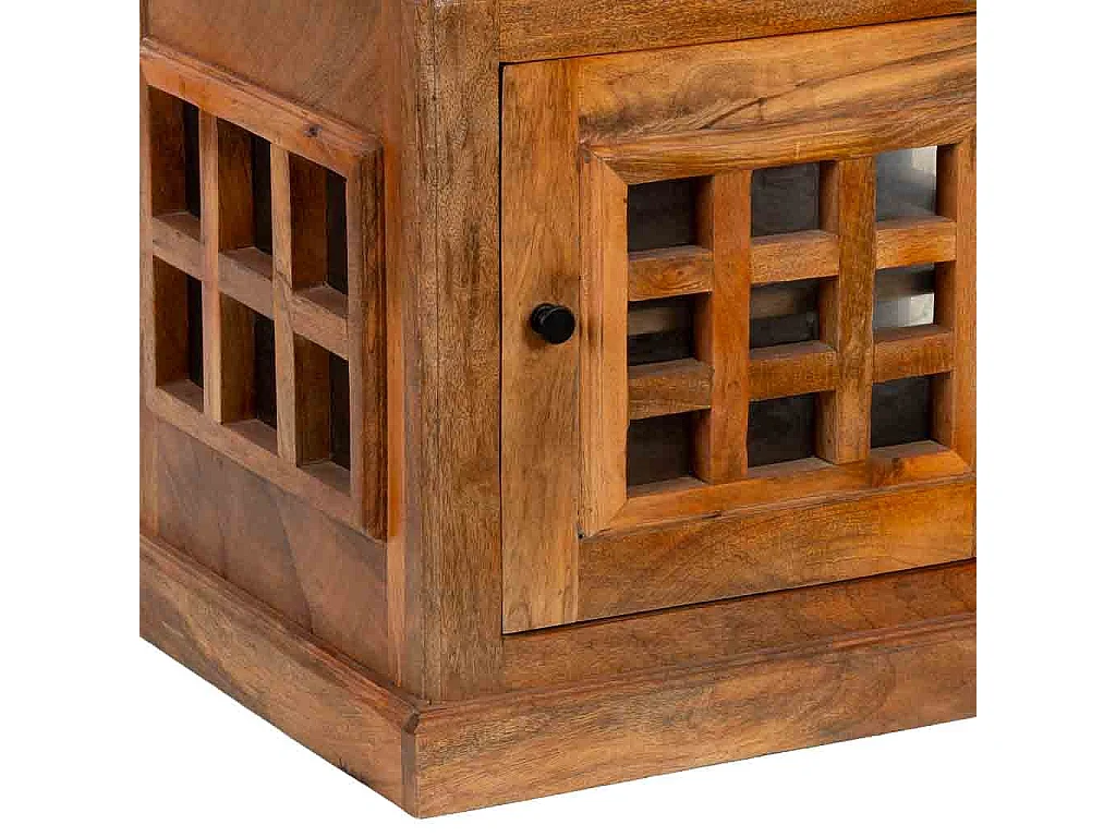 Portabottiglie per vino marrone 51x38x71h cm