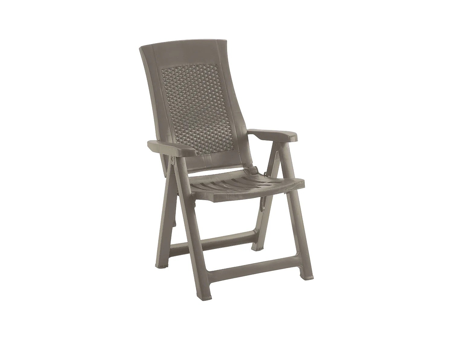 Pack 4 Sillones Gold Exterior 4 Posiciones Marrón Polipropileno 59x108x62 cm