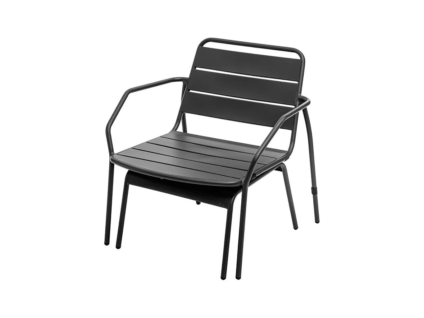 Conjunto Muebles Phuket Jardín Terraza 5 Pzs Estilo Contemporáneo Gris