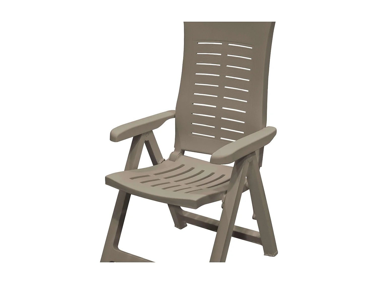 Pack 2 Sillones Silver Exterior 4 Posiciones Marrón Polipropileno 59x108x62 cm