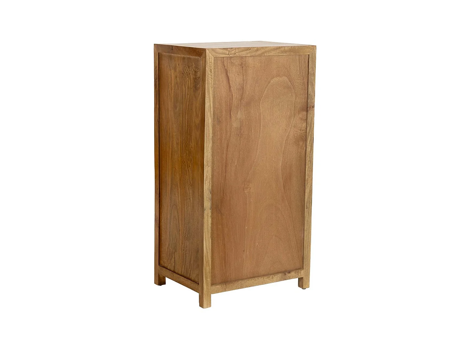 Commode 5 tiroirs en bois marron 60x45x116 cm