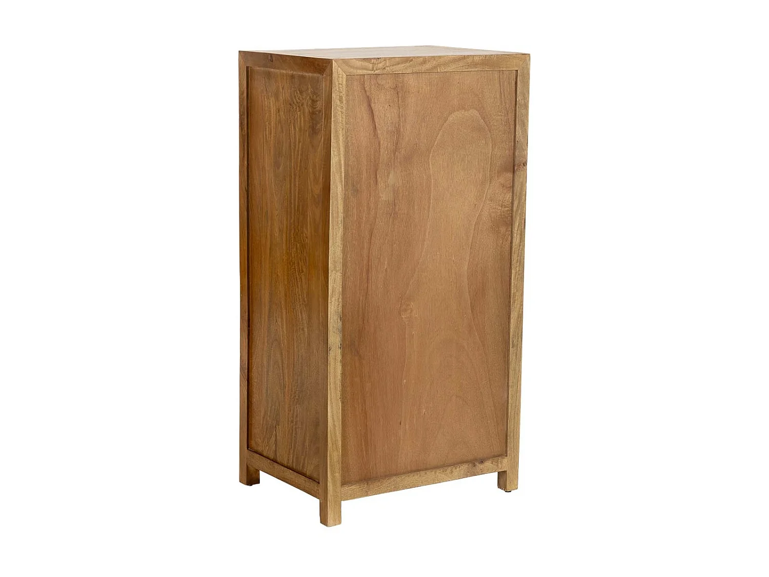 Cómoda em madeira castanha com 5 gavetas 60x45x116 cm