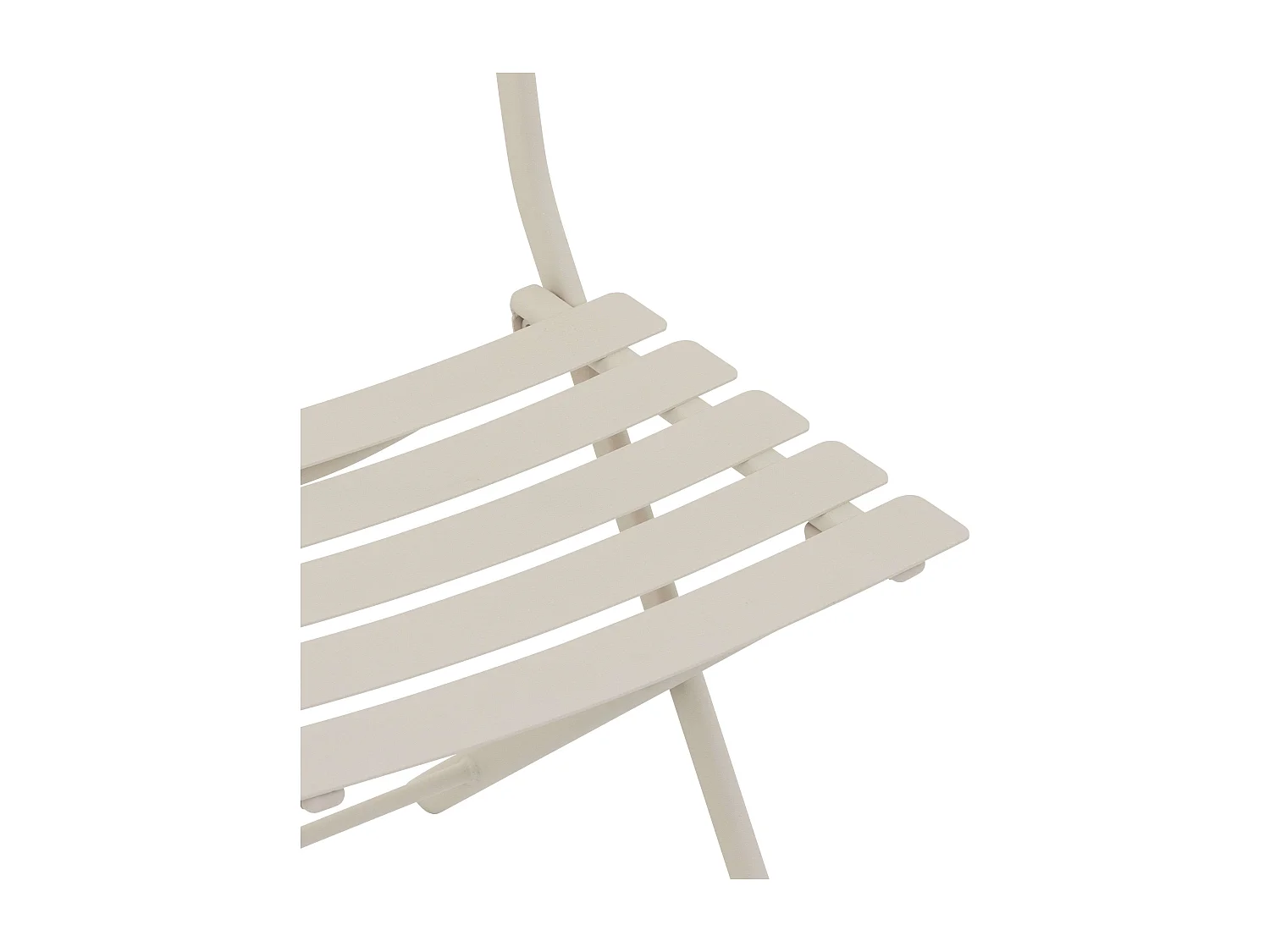 Pack 2 Sillas Greensboro Exterior Beige Metal Plegables 51x81x42 cm