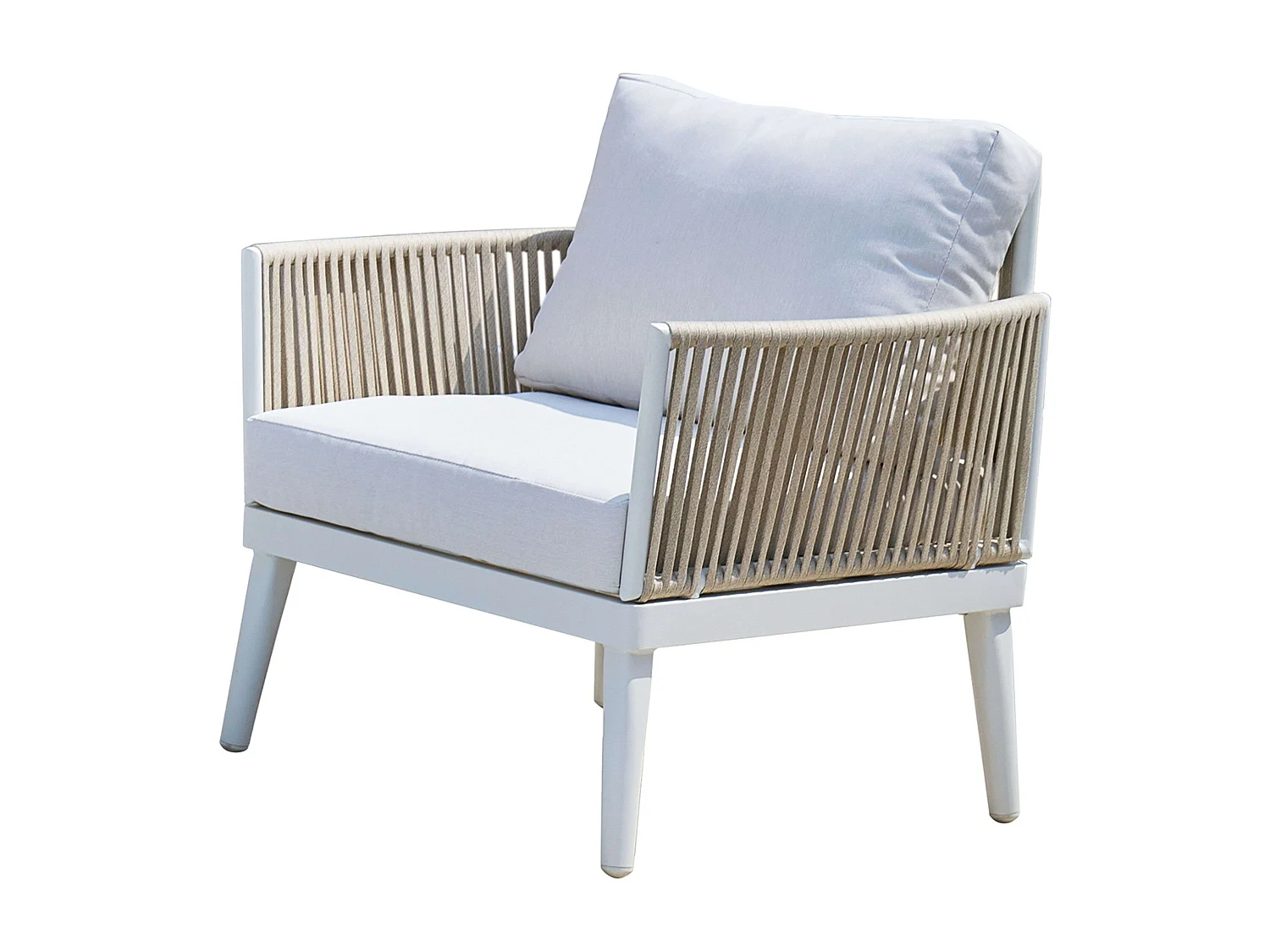 Pack Exterior Jardín Ibiza con 2 Sofás Individuales y Sofá 3 Plazas