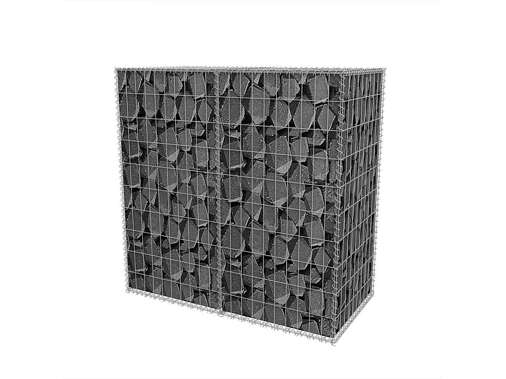 Mur en gabion-Panier de gabion Acier galvanisé 100x50x100 cm