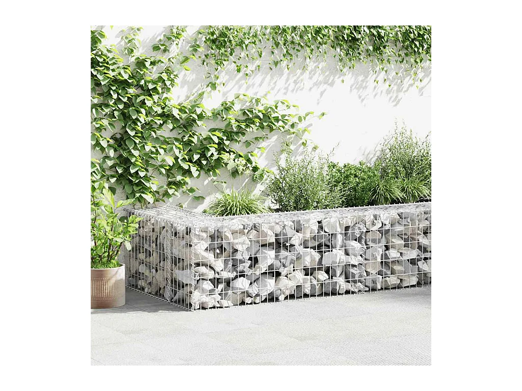 Mur en gabion-Panier de gabion avec couvercles Acier galvanisé 900x50x50 cm