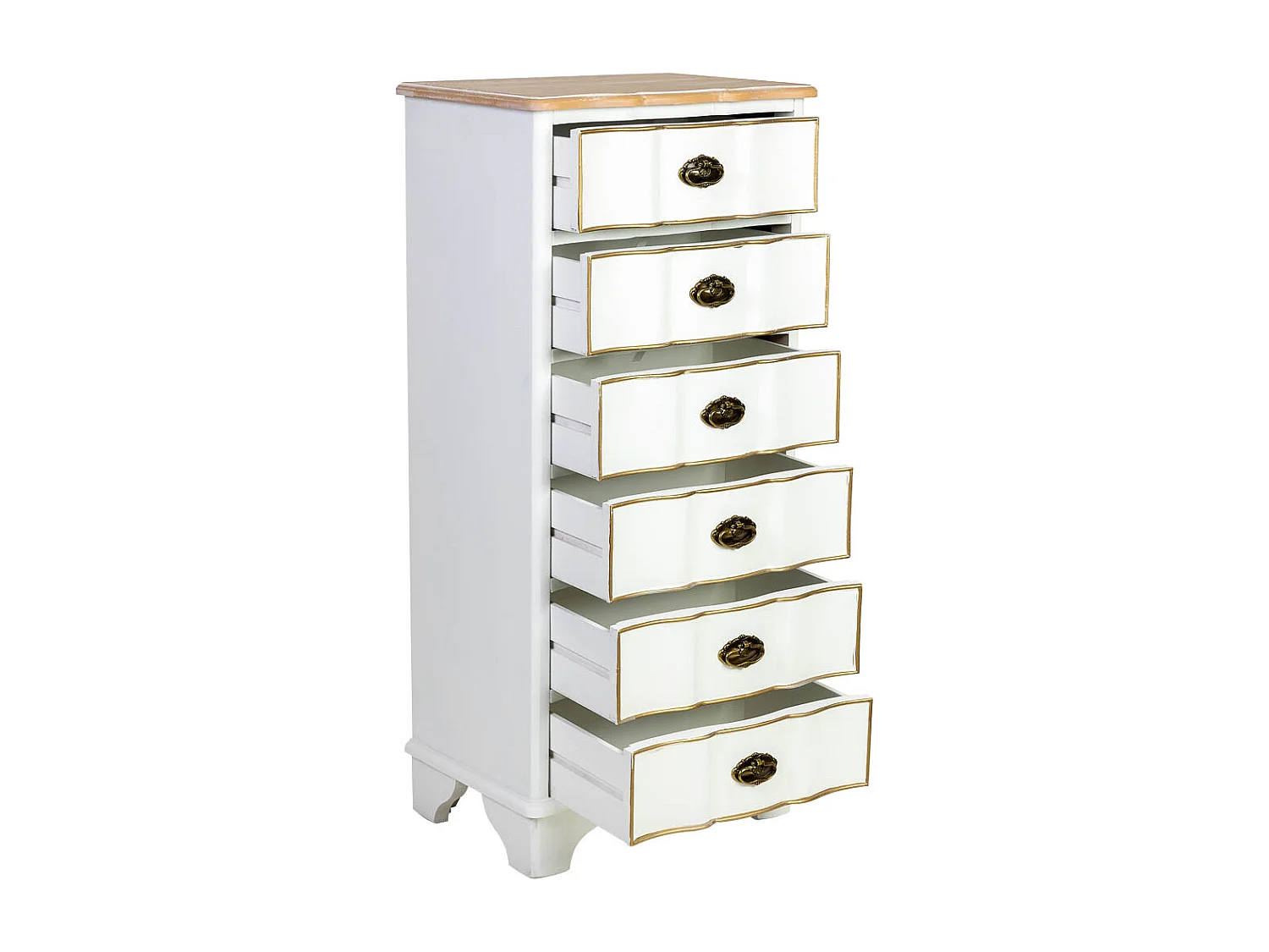 Sinfonier de Madera de 6 cajones 50x35x110h cm