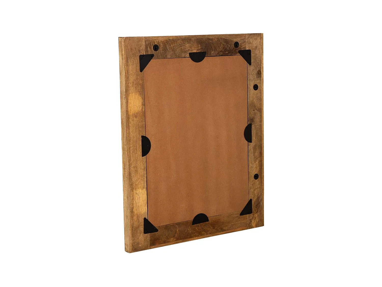 Miroir marron en bois fait main 80x3x100 cm