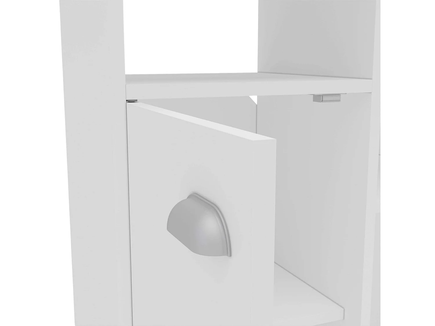 Móvel Auxiliar de Passar Roupa Branco 91x91 cm
