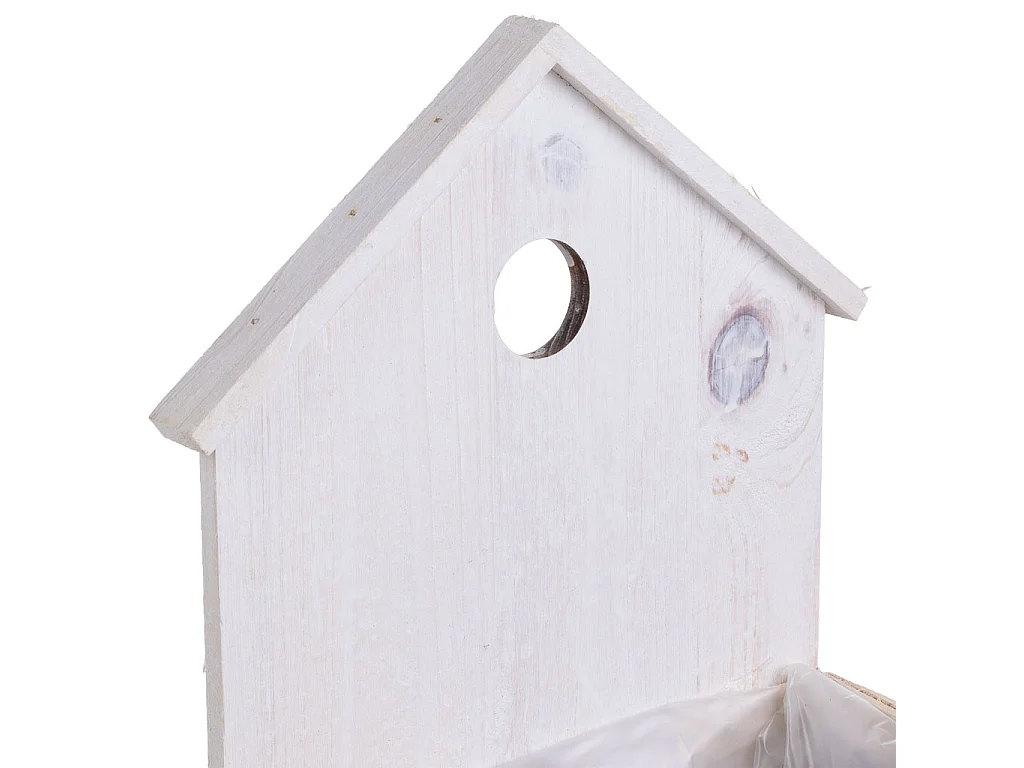 Suporte quadrado em bambu cinzento 21x10x29/11A cm