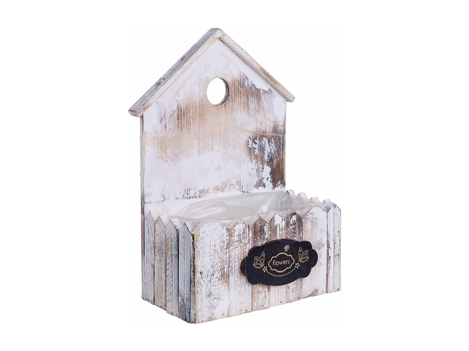 Soporte macetero de Madera cuadrado 21x10x29/10h cm