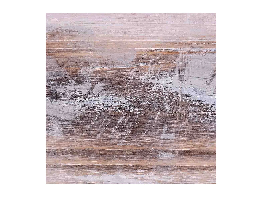 Suporte retangular em madeira para vasos 21x13x19/10A cm