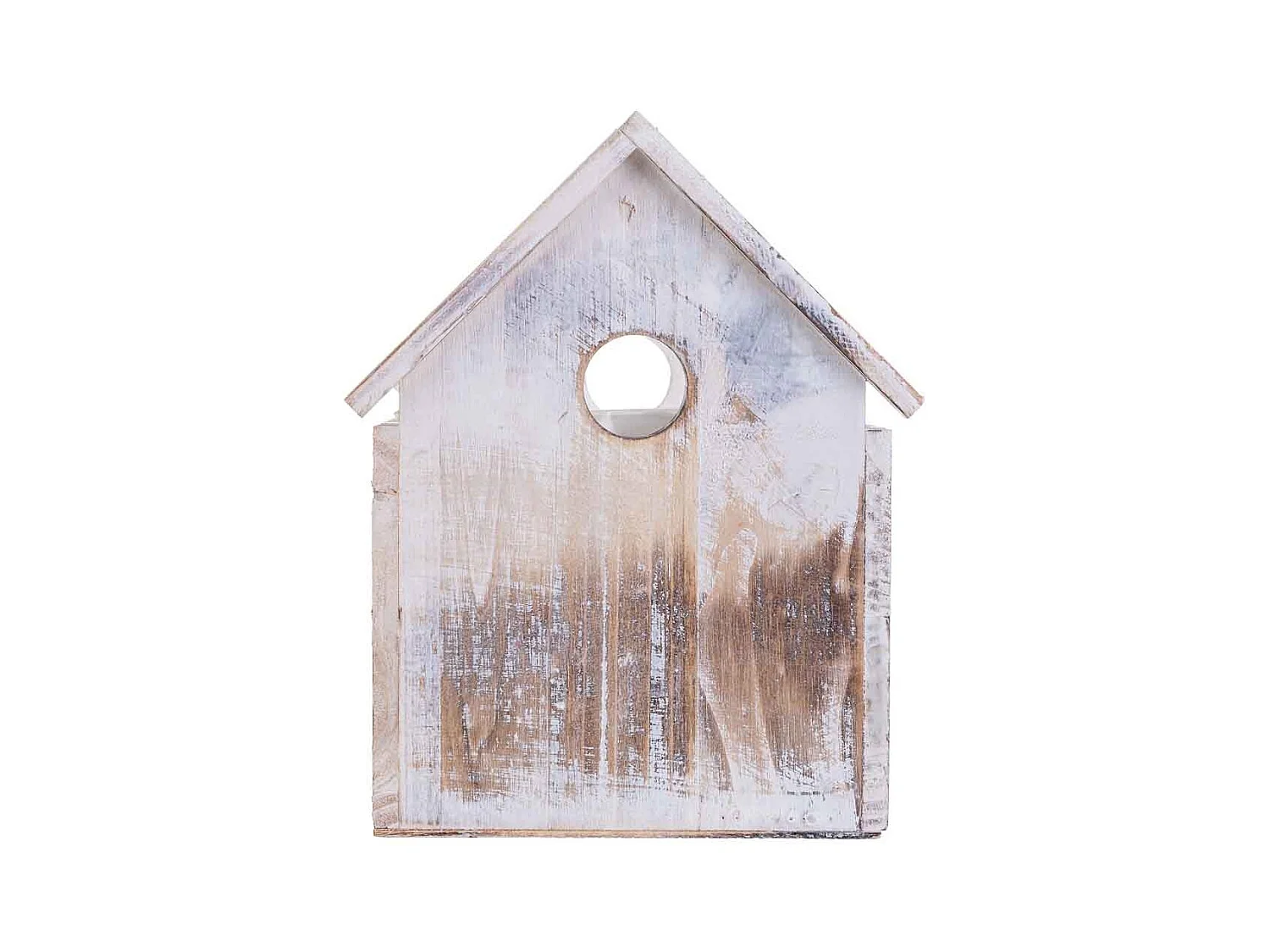 Suporte retangular em madeira para vasos 28x17x21/12A cm