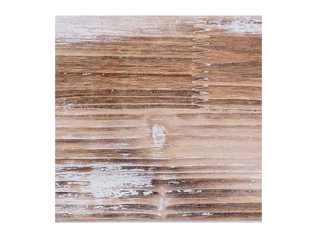 Suporte retangular em madeira para vasos 28x17x21/12A cm