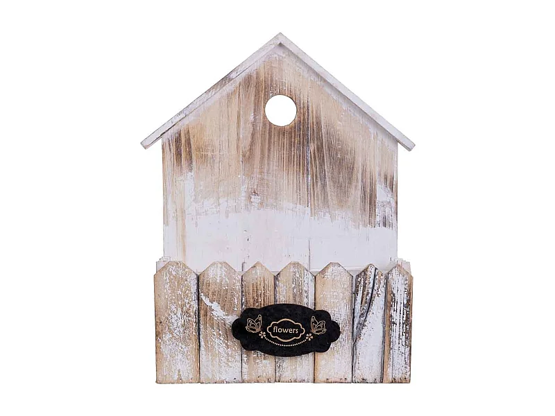 Support carré en bois 26 x 13 x 33 cm H