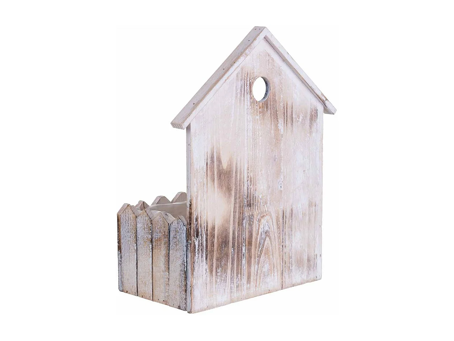 Support carré en bois 26 x 13 x 33 cm H