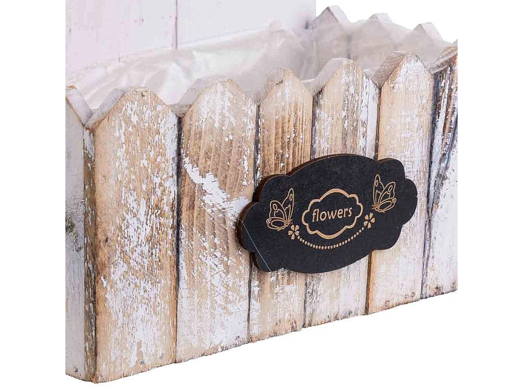 Support carré en bois 26 x 13 x 33 cm H