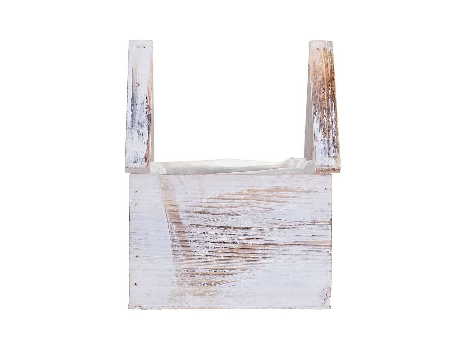 Support carré pour jardinière en bois 15 x 14 x 20 cm H