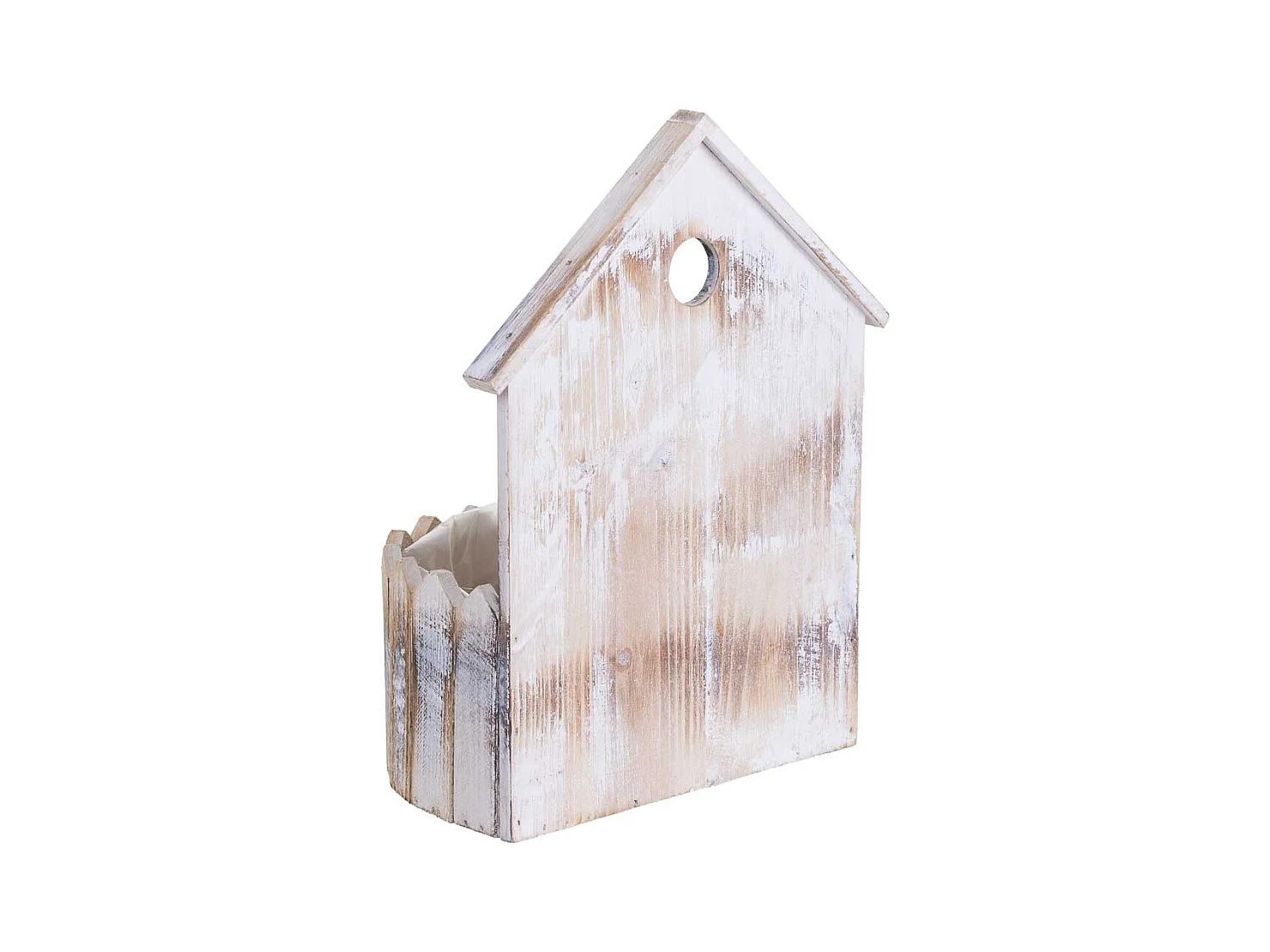 Support rond en bois 24 x 16 x 31 cm H