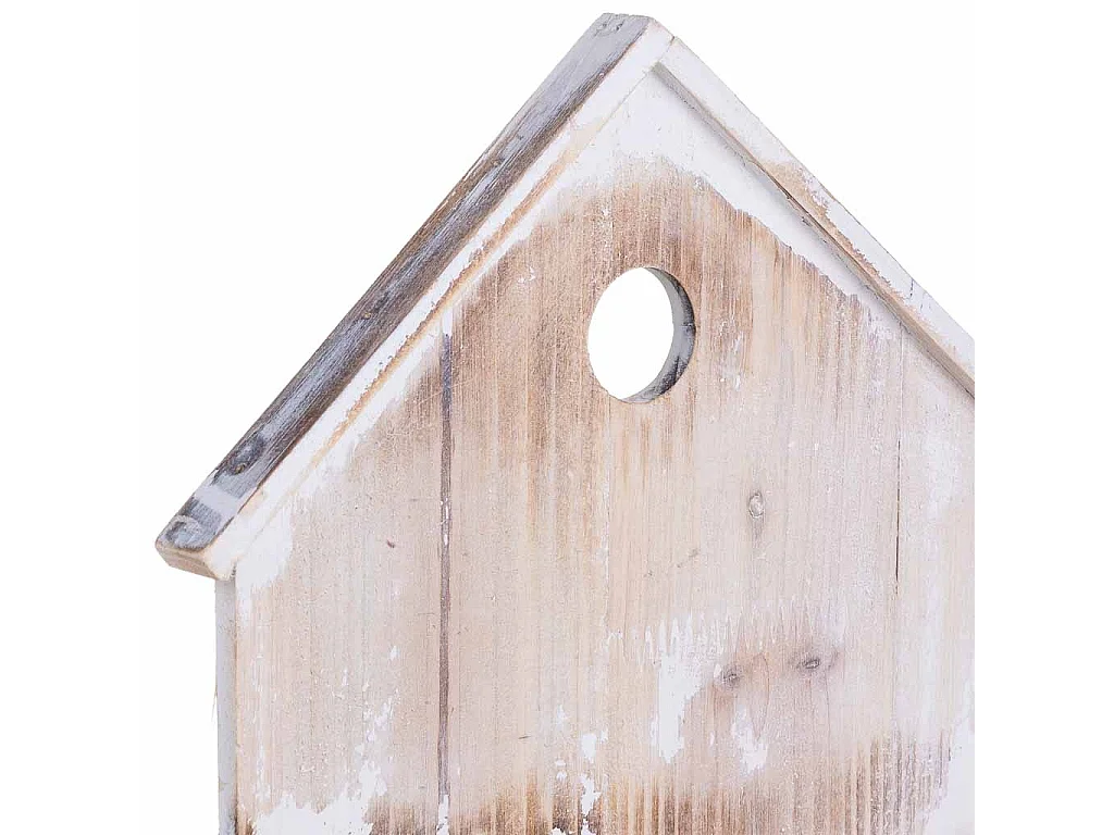 Soporte macetero de Madera redondo 24x16x31/11h cm