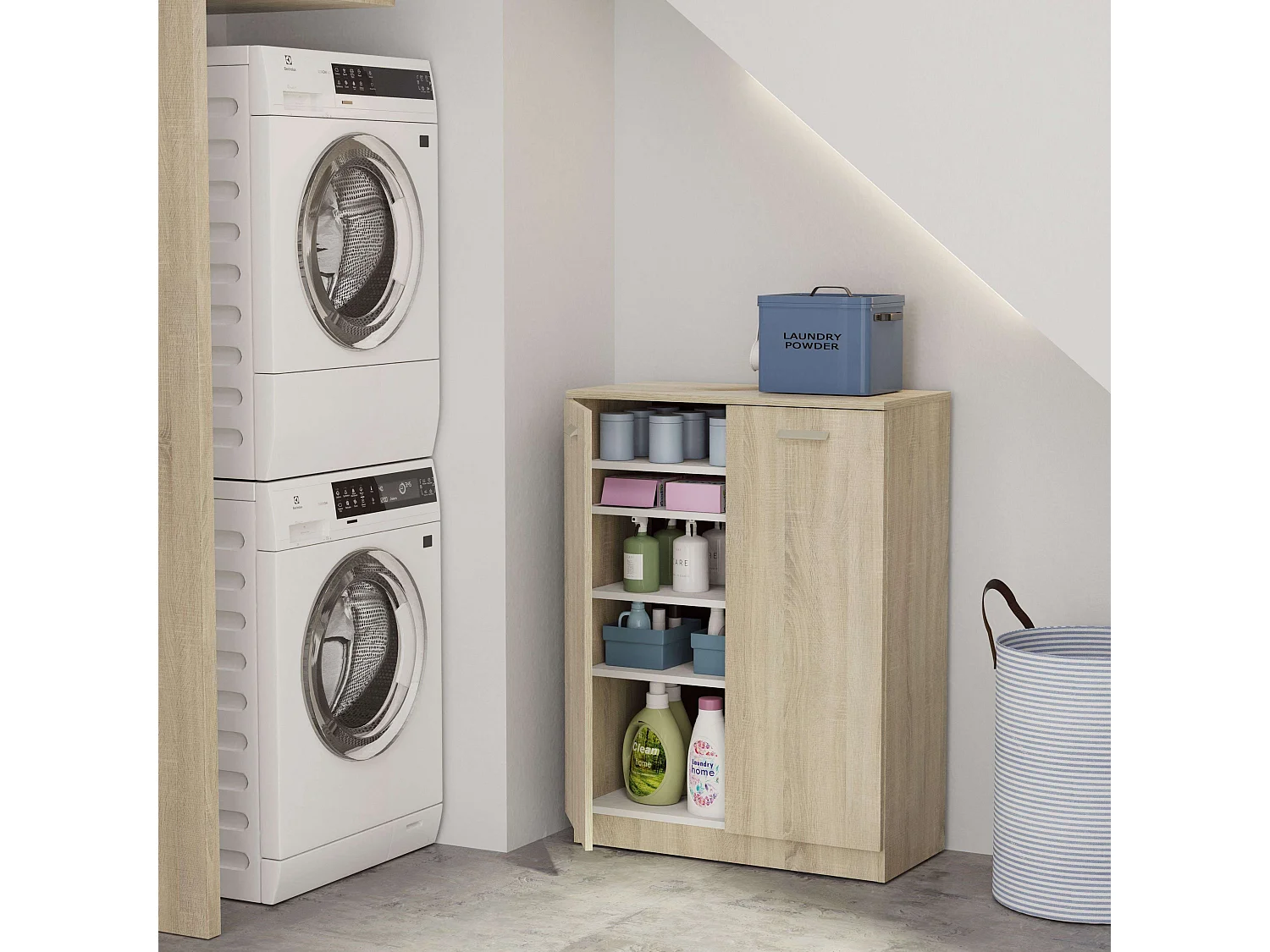 Sapateira auxiliar multiuso Cambrian 101x74x37 cm