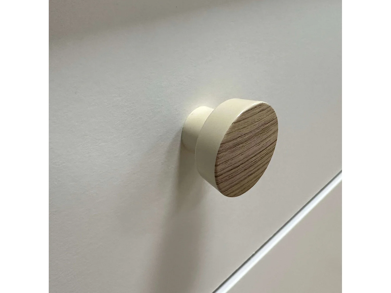 Sapateira Kronberg Branco e Carvalho 81x104x24 cm Corredor/Recepção