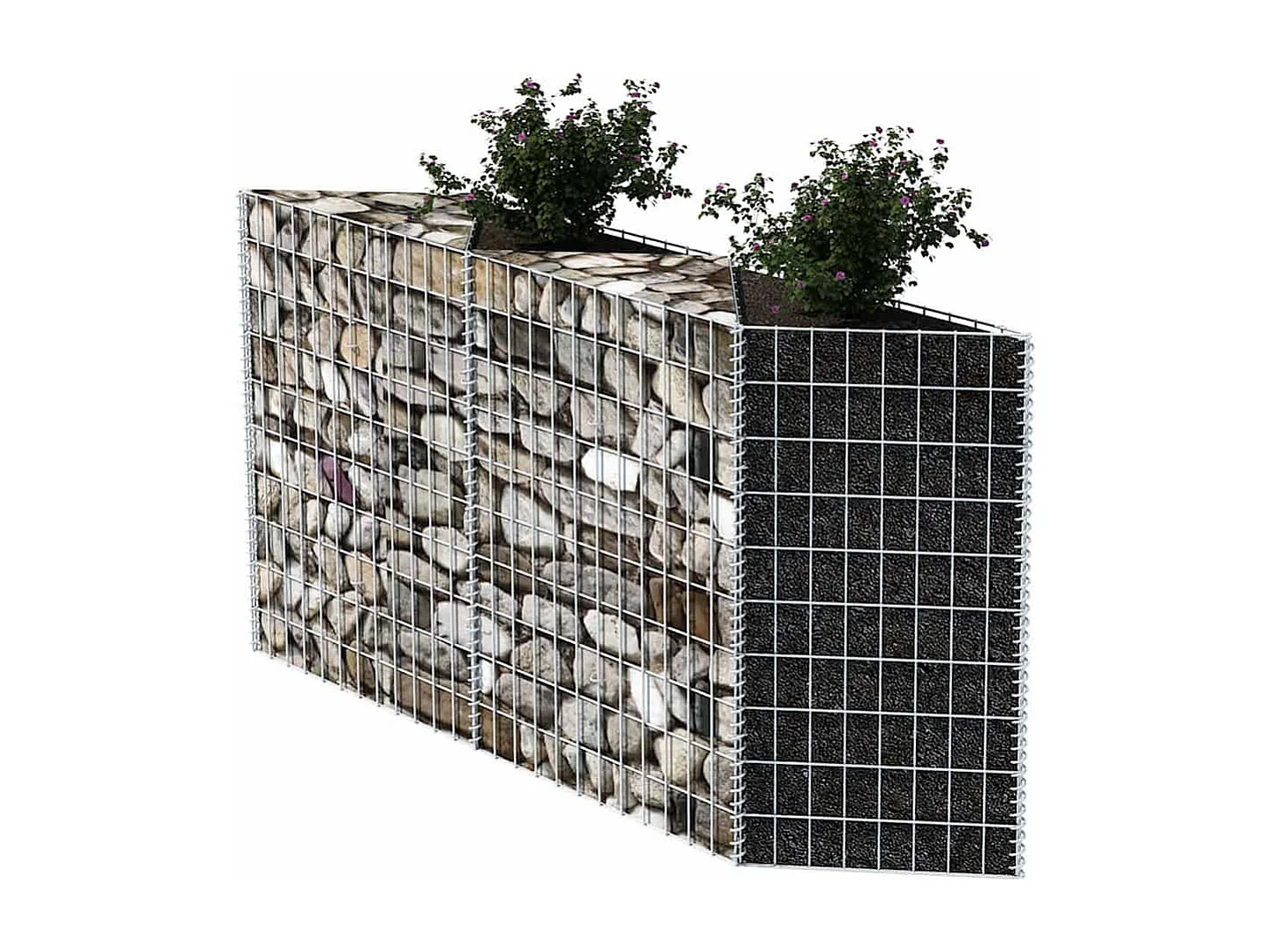Mur en gabion-Panier de gabion Acier galvanisé 120x30x100 cm