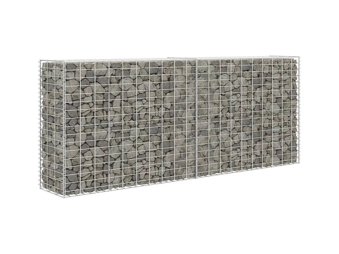 Panier de gabion-Mur en gabion Acier inoxydable 85x30x200 cm