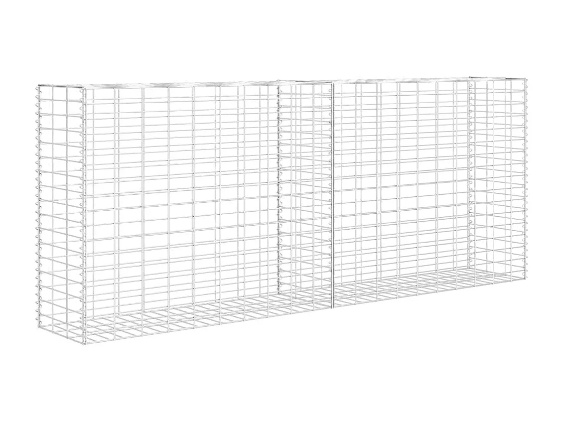 Panier de gabion-Mur en gabion Acier inoxydable 85x30x200 cm