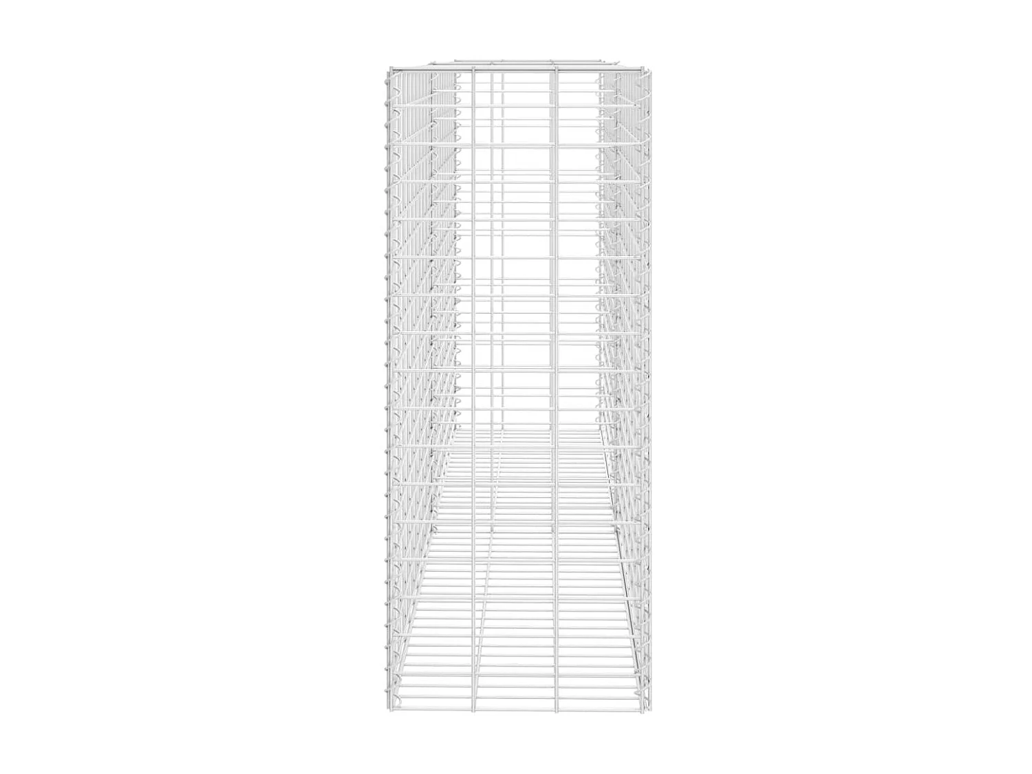 Panier de gabion-Mur en gabion Acier inoxydable 85x30x200 cm