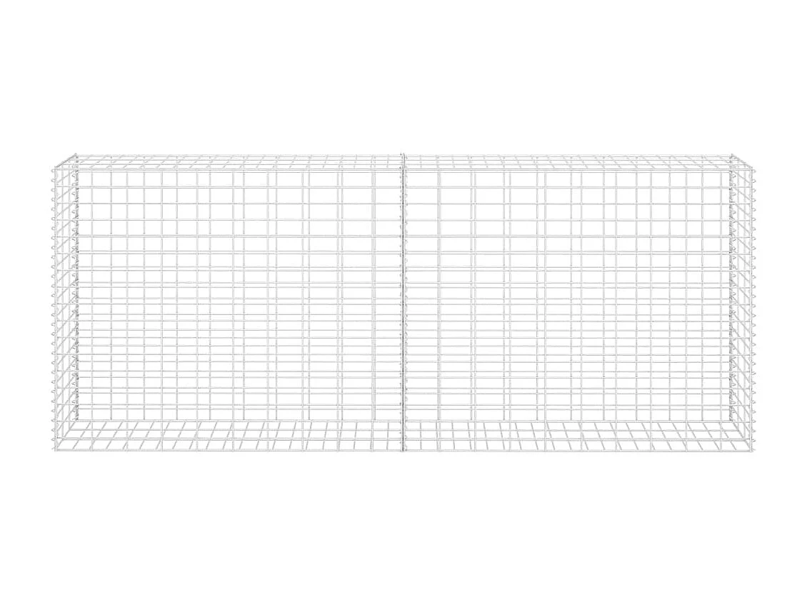 Panier de gabion-Mur en gabion Acier inoxydable 85x30x200 cm