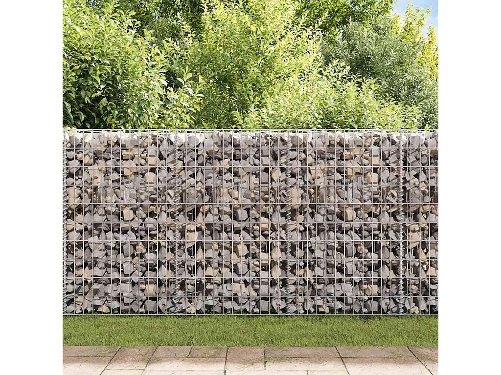 Mur en gabion-Panier de gabion Acier galvanisé 120x30x50 cm