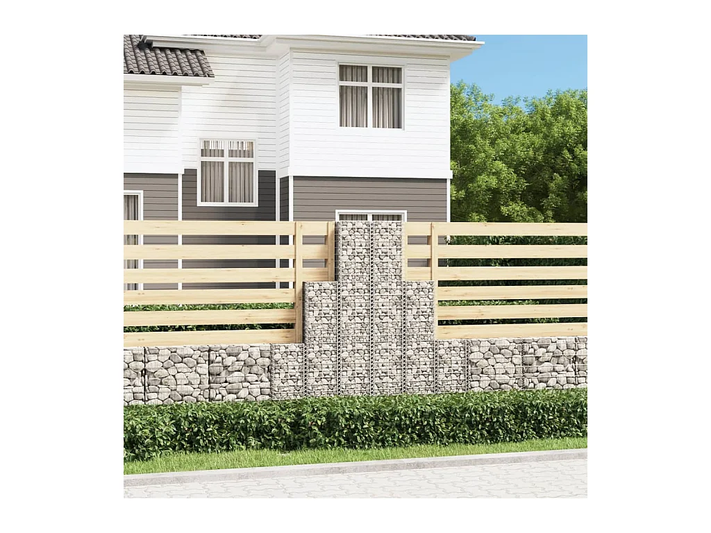 6 gabions en fil galvanisé de haute qualité