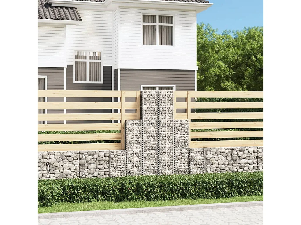 6 gabions en fil galvanisé de haute qualité