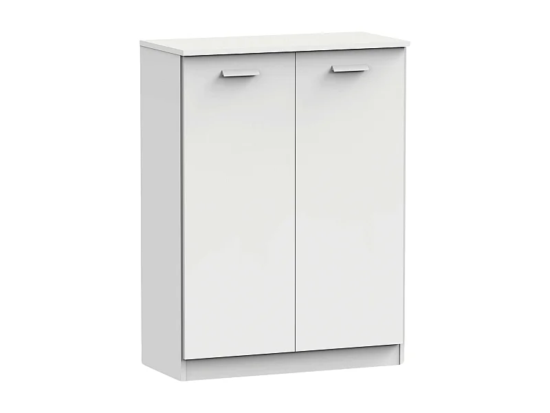 Zapatero Armario Auxiliar Multiusos Blanco 101x74x37 cm