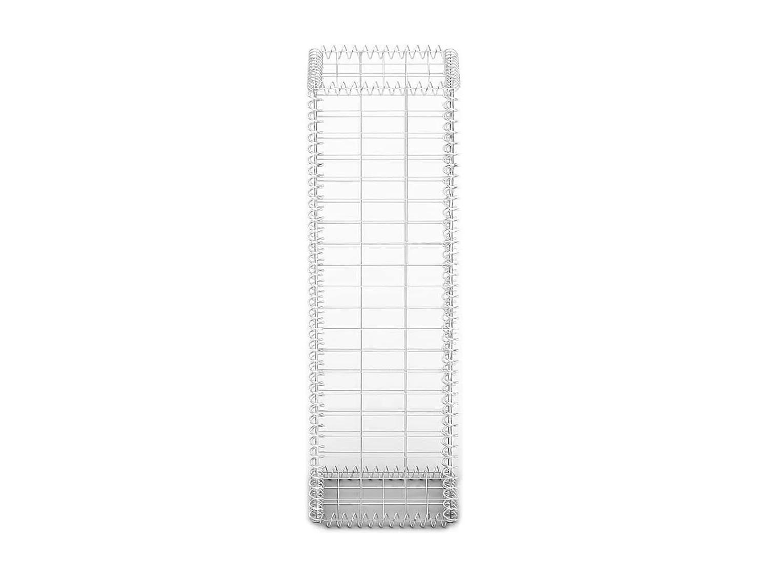 Panier de gabion-Mur en gabion avec couvercle Fil galvanisé 100x30x30 cm