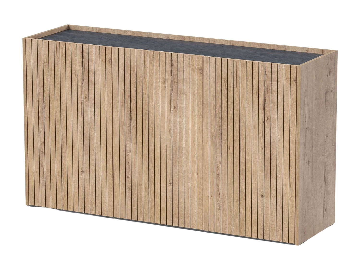 Aparador Salón Irati Moderno Roble Gold y Mármol 140 cm