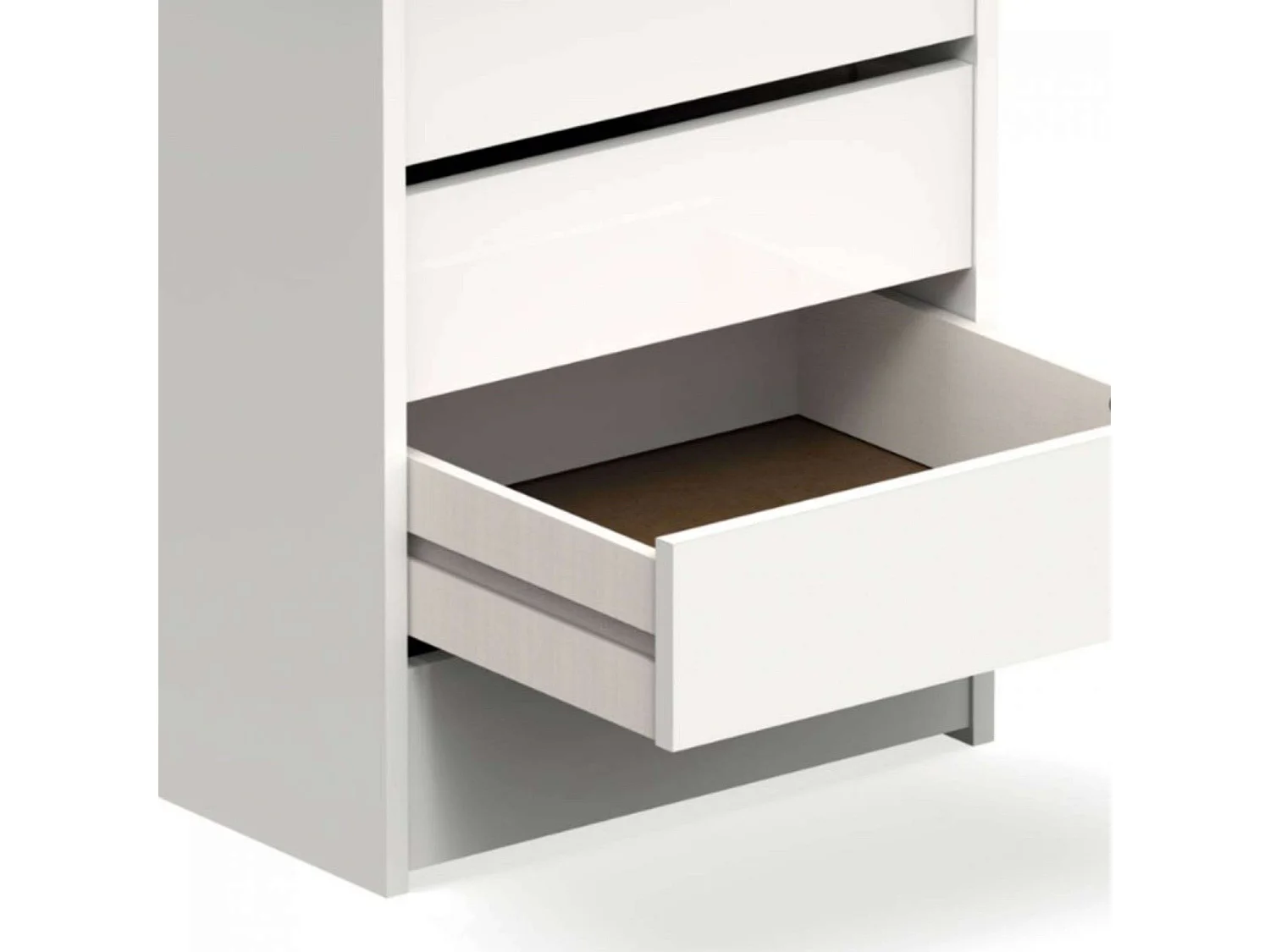 Pack 2 Cajoneras Interior Armarios Blanco Brillo 46x64x45 cm