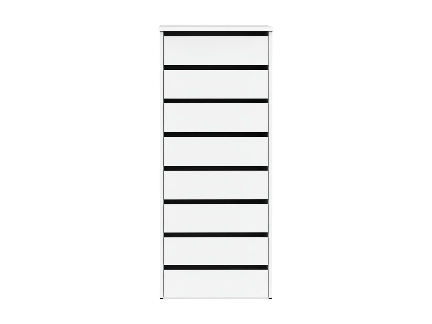 Pack 2 Cajoneras Interior Armarios Blanco Brillo 46x64x45 cm