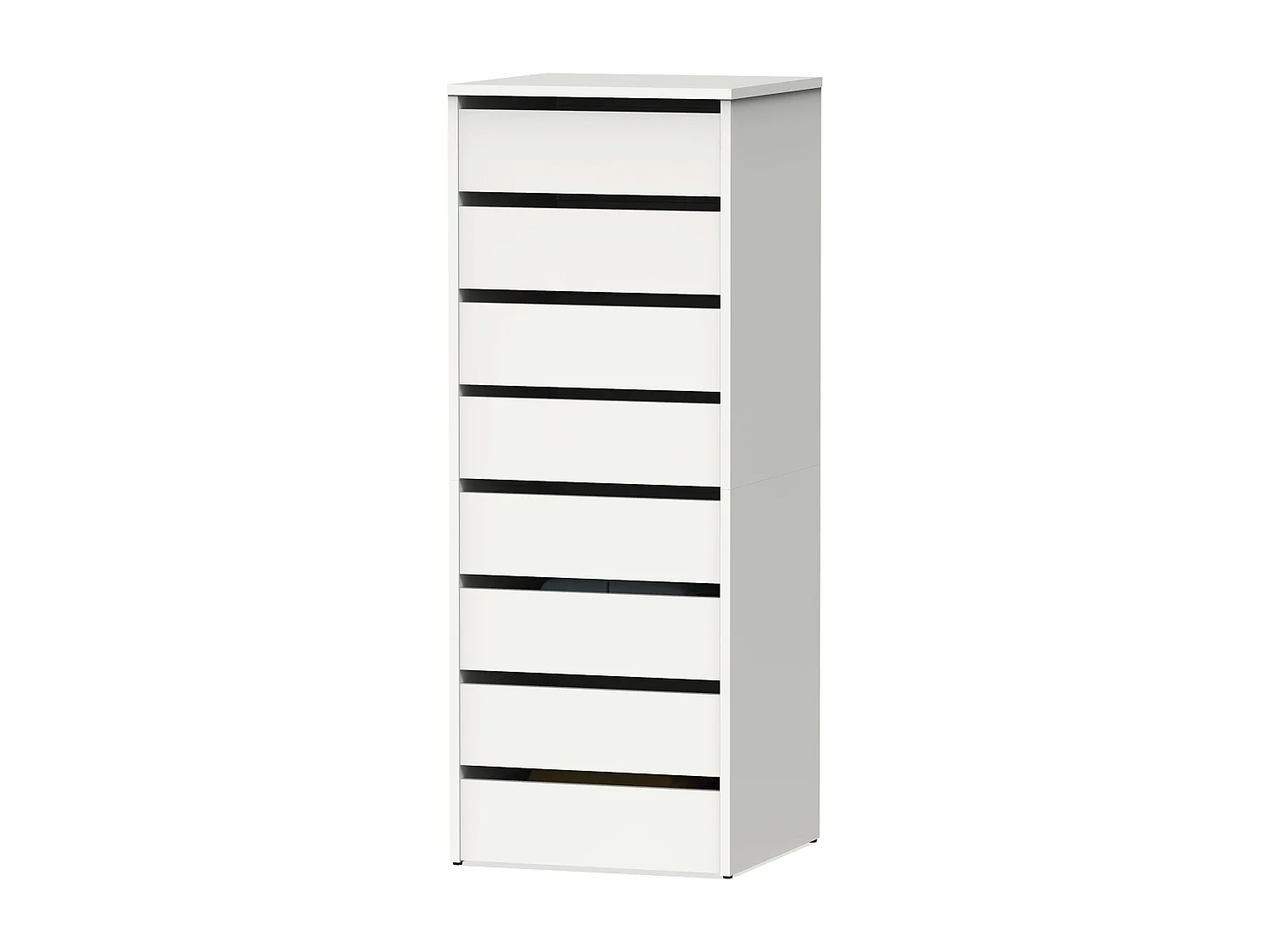 Pack 2 Cajoneras Interior Armarios Blanco Brillo 46x64x45 cm