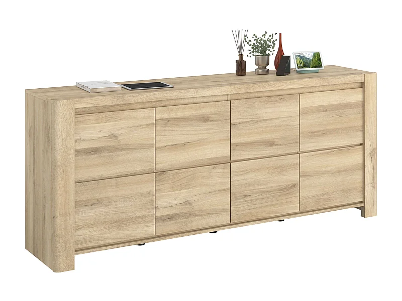Aparador comedor City Roble Kronberg 197x82x43 cm Moderno