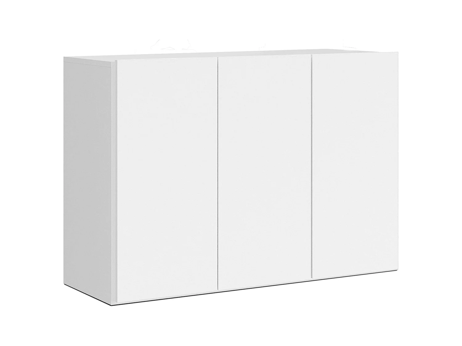 Aparador Voltik para Salón blanco melamina, medidas 90x69.5x32 cm