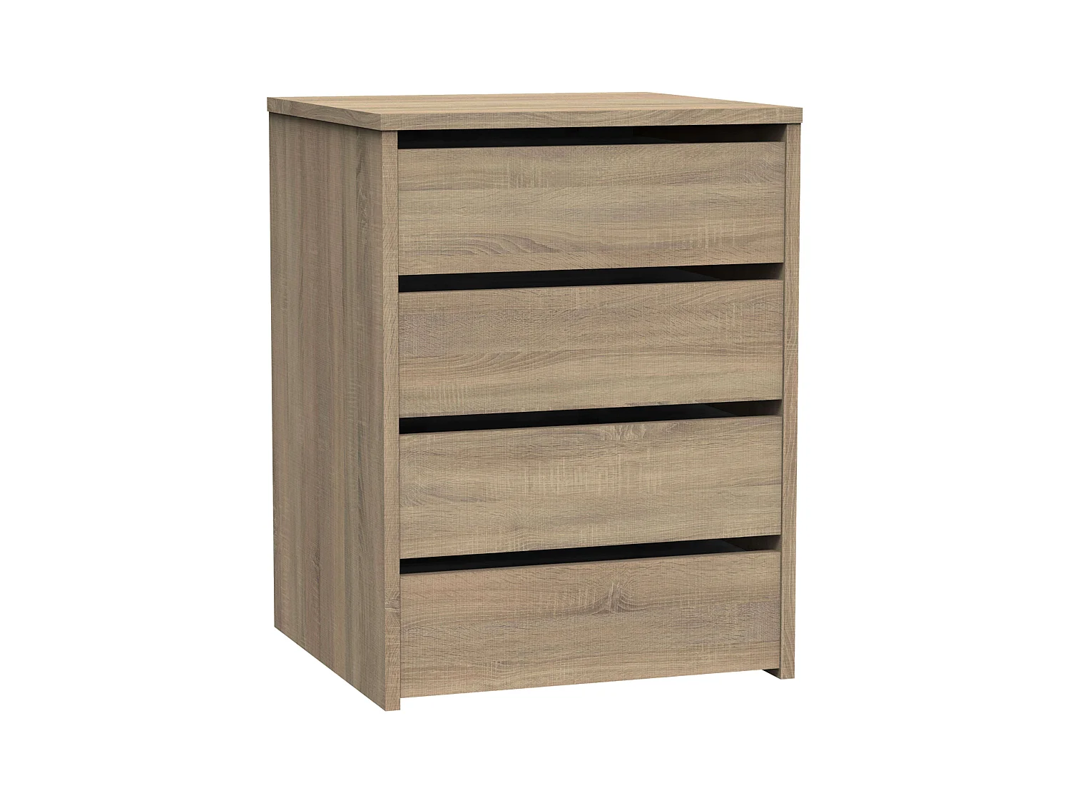 Pack 2 Cajoneras Armarios Roble Cambrian 46x64x45 cm