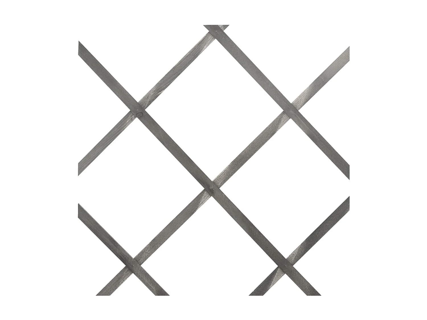 Treillis jardin-Clôture à treillis Gris Bois de sapin massif 180x30 cm