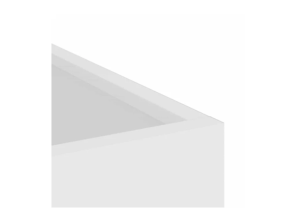 Maceta para Jardín | Jardinera | Macetero Blanco 50 x 32 x 40 cm