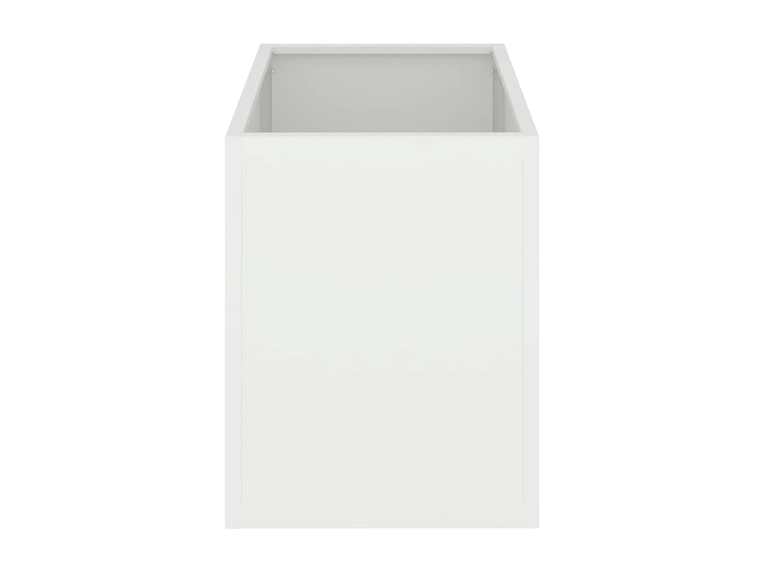 Maceta para Jardín | Jardinera | Macetero Blanco 50 x 32 x 40 cm