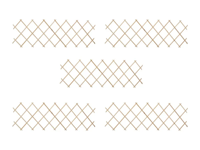 Treillis jardin-Clôture à treillis Bois de sapin 180x60 cm