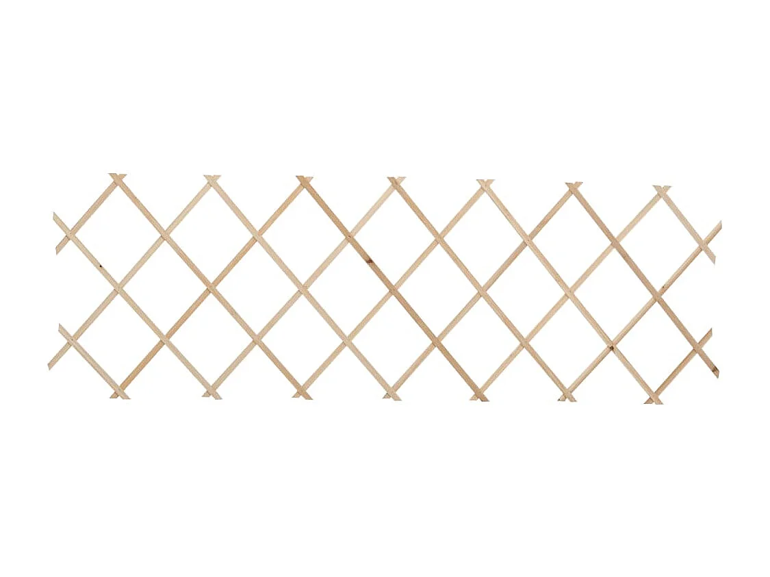 Treillis jardin-Clôture à treillis Bois de sapin 180x60 cm