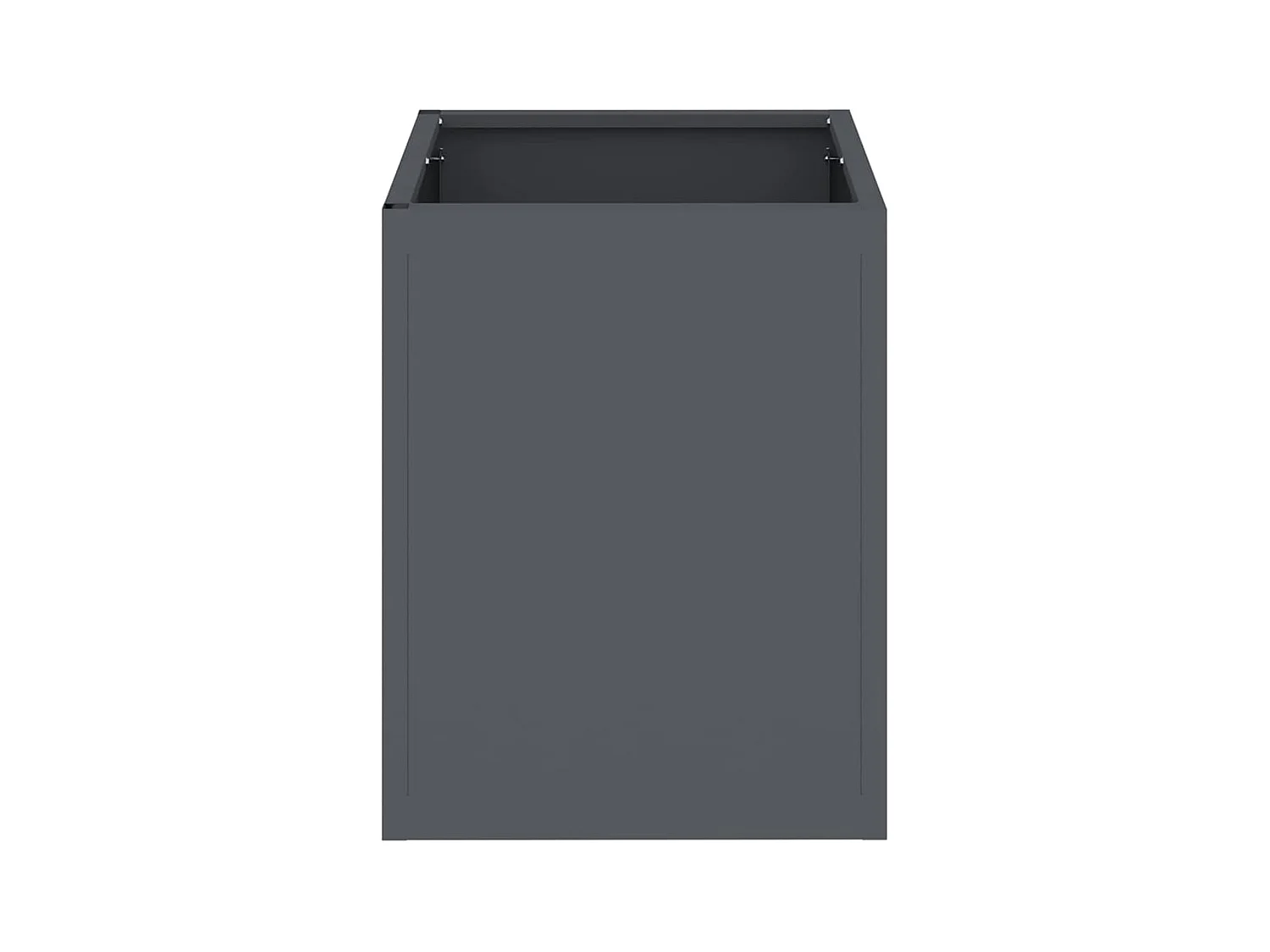 Maceta para Jardín | Jardinera | Macetero Antracita Acero laminado en frío