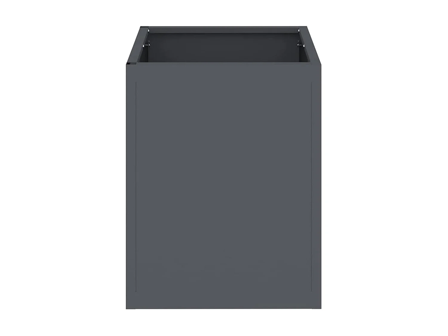 Cache-pot de jardin | Jardinière Anthracite Acier laminé à froid